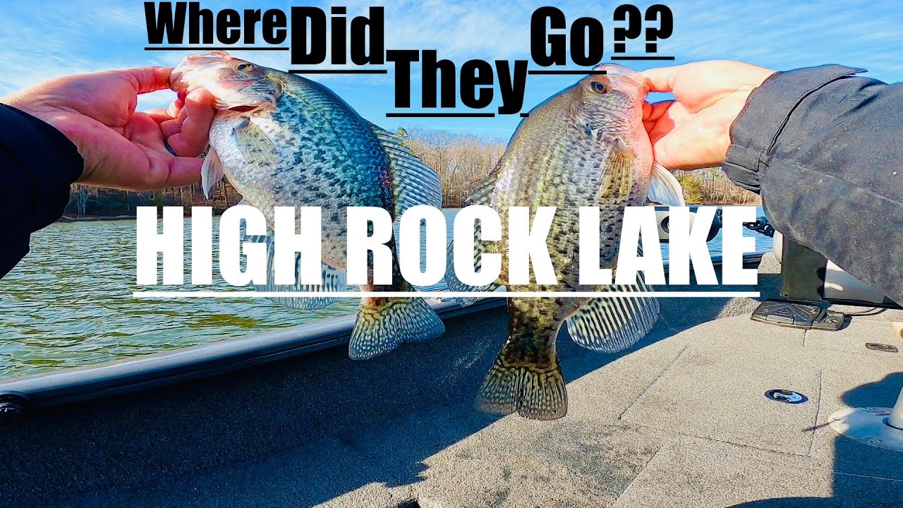 The  CRAPPIES did not want to PLAY today @ High Rock Lake