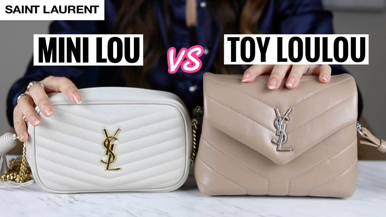 SAINT LAURENT YSL TOY LOULOU VS MINI LOU BAG — подробное сравнение и обзор | Mel в Мельбурне