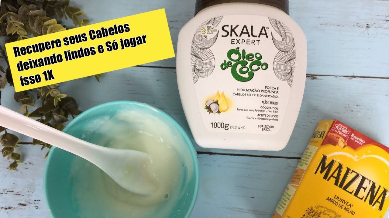 RECUPERE SEUS CABELOS DEIXANDO LINDOS E Só JOGAR ISSO NO SEU CREME 1X