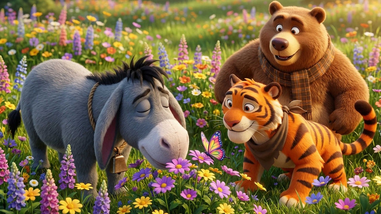 Peace Among Blooming Fields 🌷🌿| Nature’s Gentle Embrace | Funny Adventure Animation