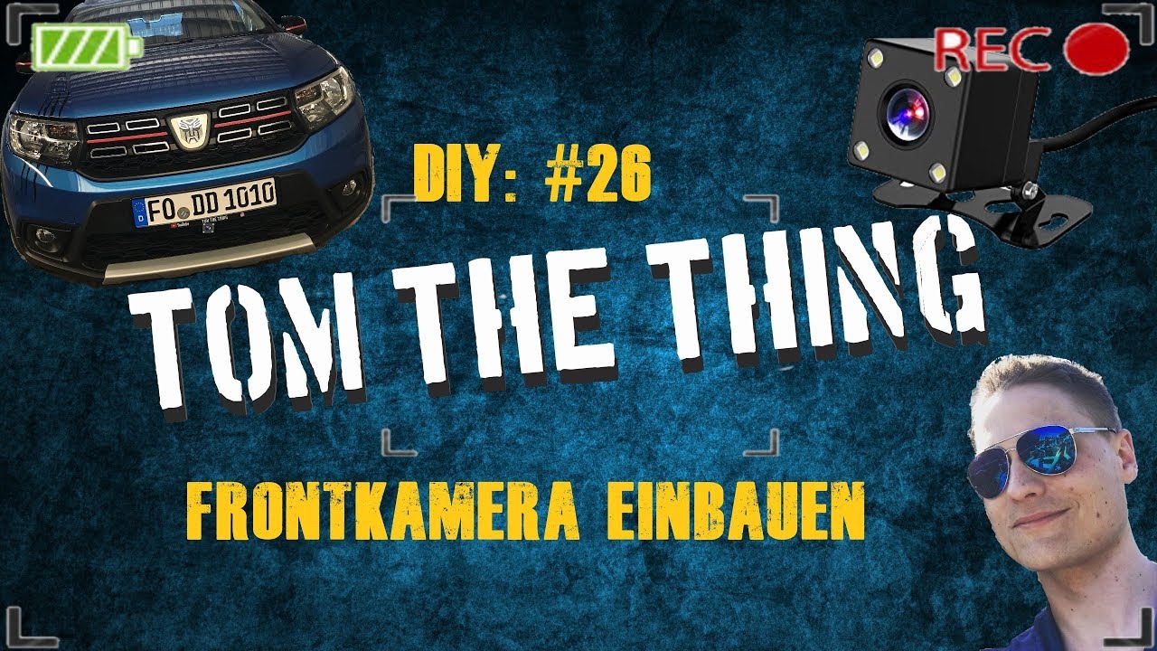 Dacia Sandero Stepway II Tutorial #26 DashCam Frontkamera Einbau Chortau Spiegel Dashcam