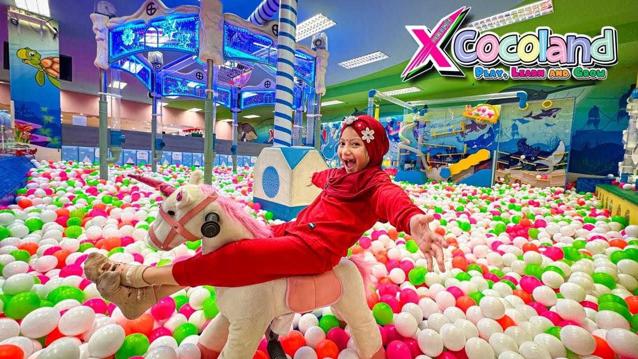 AQILA BERMAIN SEPUASNYA DI PLAYGROUND COCOLAND PLUIT VILLAGE MALL JAKARTA