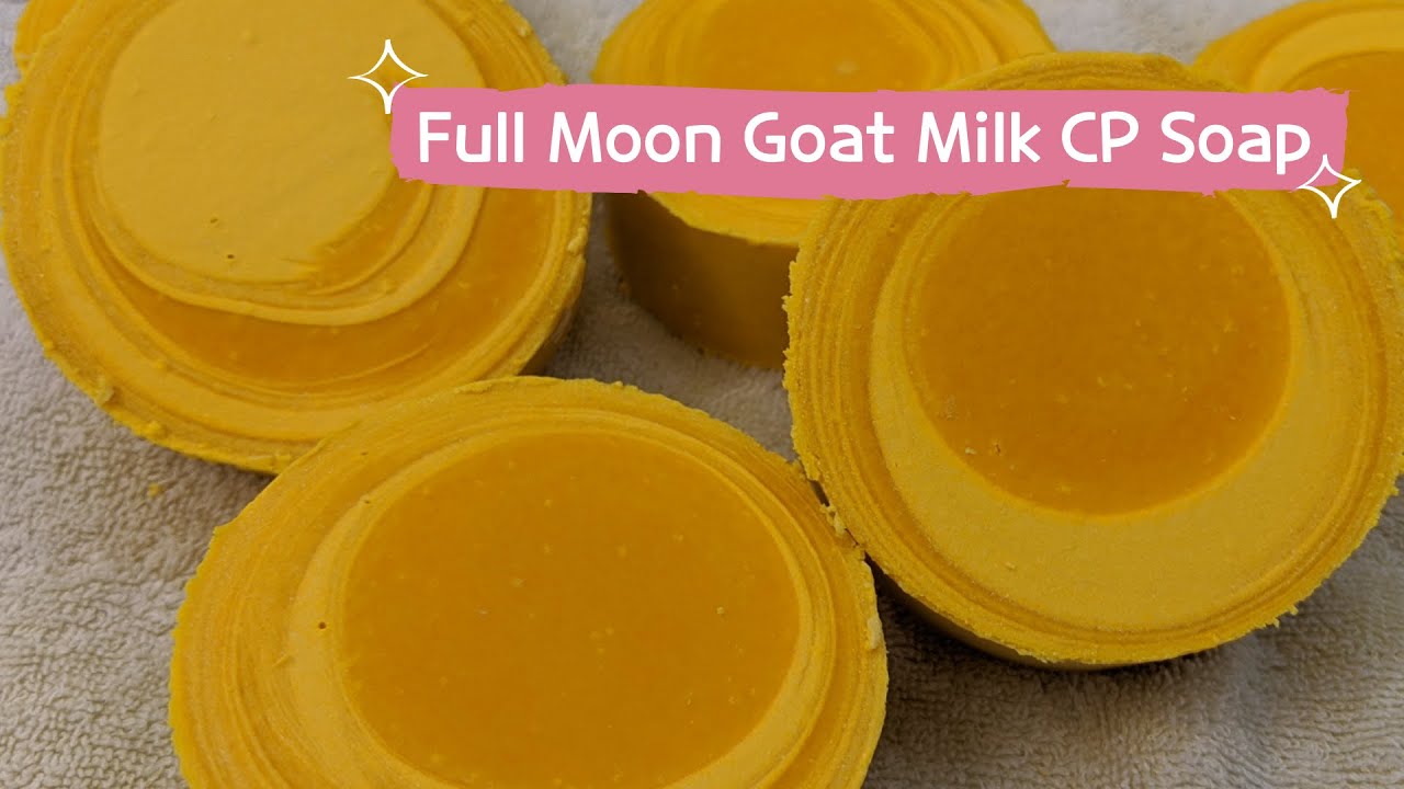 Full Moon Goat Milk CP Soap Recipe | Cold Process Soap Making