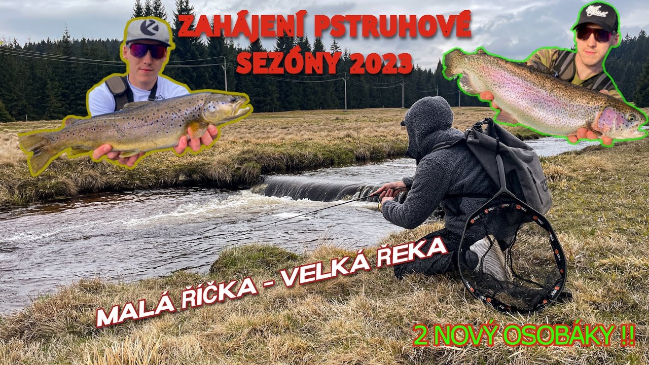 2 NOVÝ OSOBÁKY! KDO VYHRÁL ZÁVOD? Záhájení pstruhové sezóny 2023.