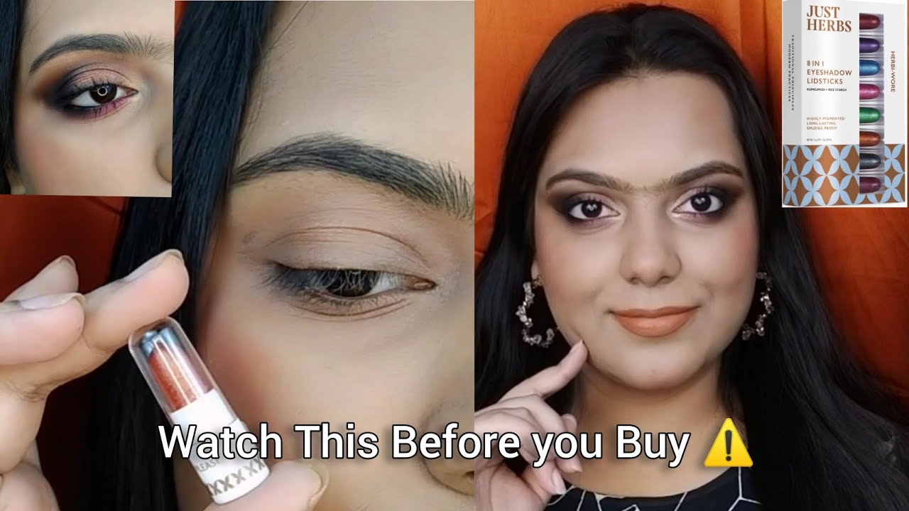 Just Herbs 8 in 1 Eyeshadow Lidsticks - MUST WATCH!