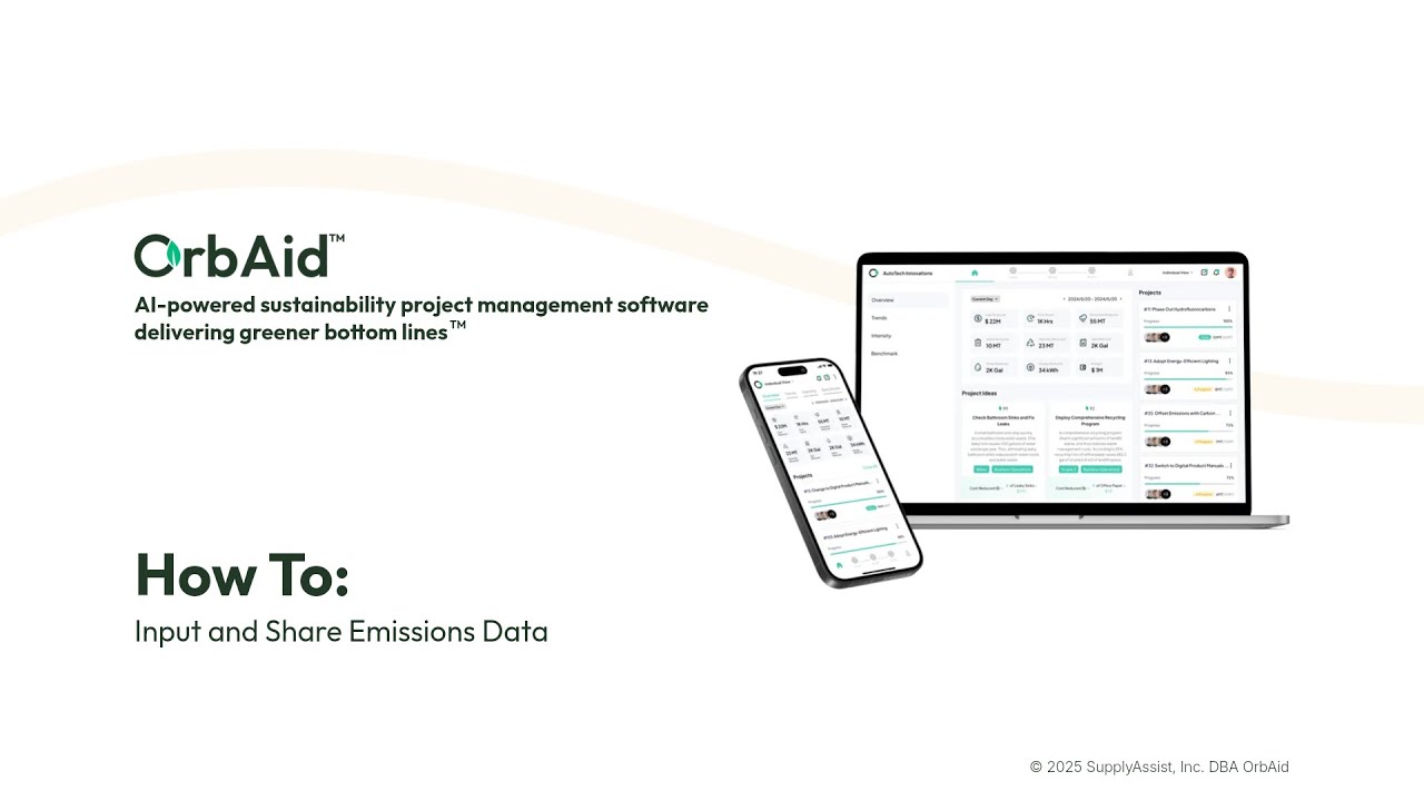 How To Video: Input and Share Emissions Data
