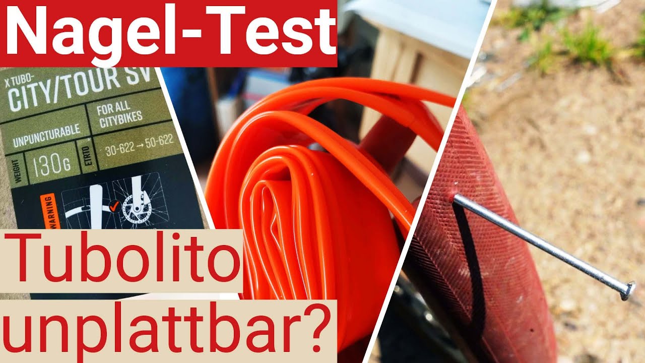 Schlauch mit unplattbar-Garantie: Tubolitos neuer X-Tubo im Idiotentest auf 200 Nägeln