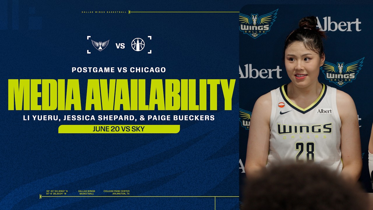 Li Yueru, Jessica Shepard, Paige Bueckers | Media Availability vs Chicago Sky | 6.20.26