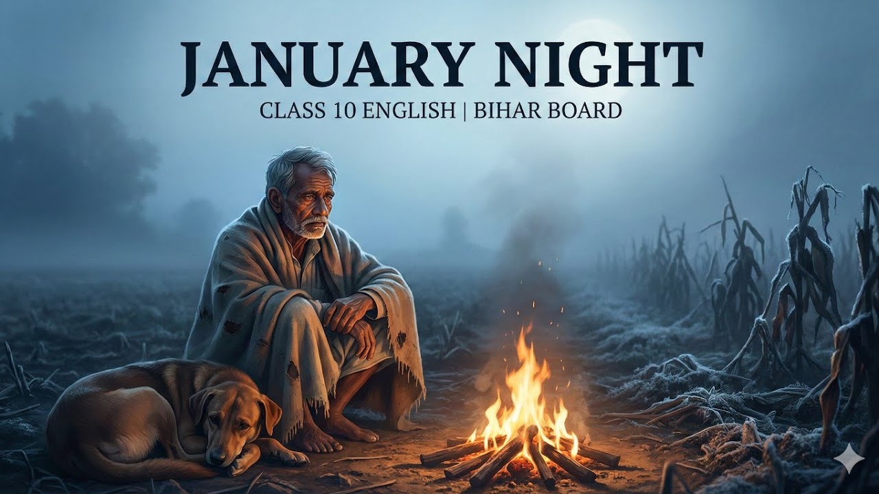 January Night One shot Explained in 10 Minutes | Class 10 English | Bihar Board 2025&ndash;26