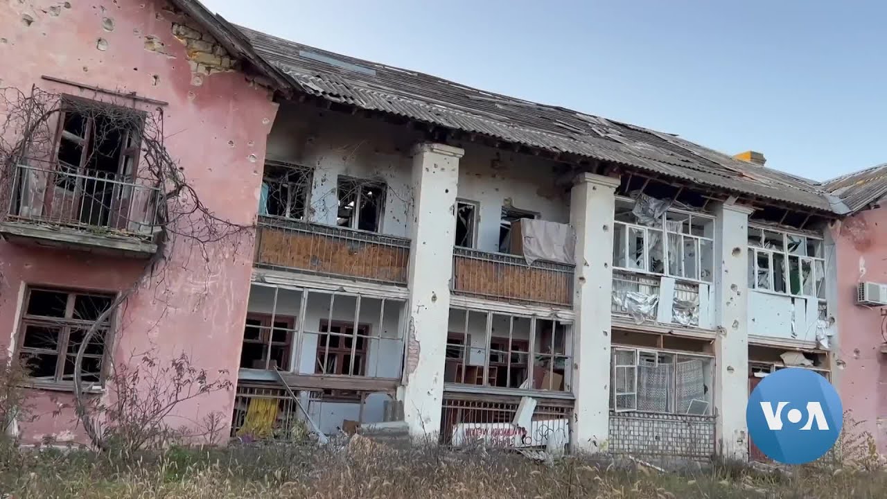 Ukrainian Village in Ruins After Months of Russian Shelling