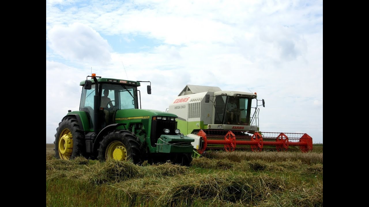 ㋡Żniwa 2k17 u UrsusTeam㋡John Deere 8200㋡DAF㋡CLAAS㋡Pszenica㋡