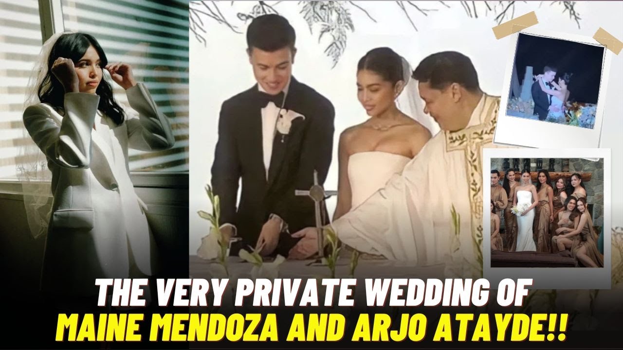DETALYE ng BONGGA at VERY PRIVATE WEDDING nina Maine Mendoza at Arjo Atayde sa BAGUIO CITY!!