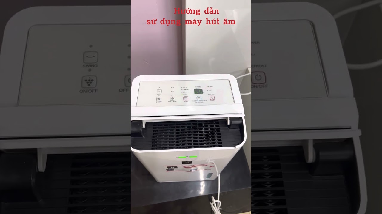 Hướng dẫn sử dụng máy hút ẩm