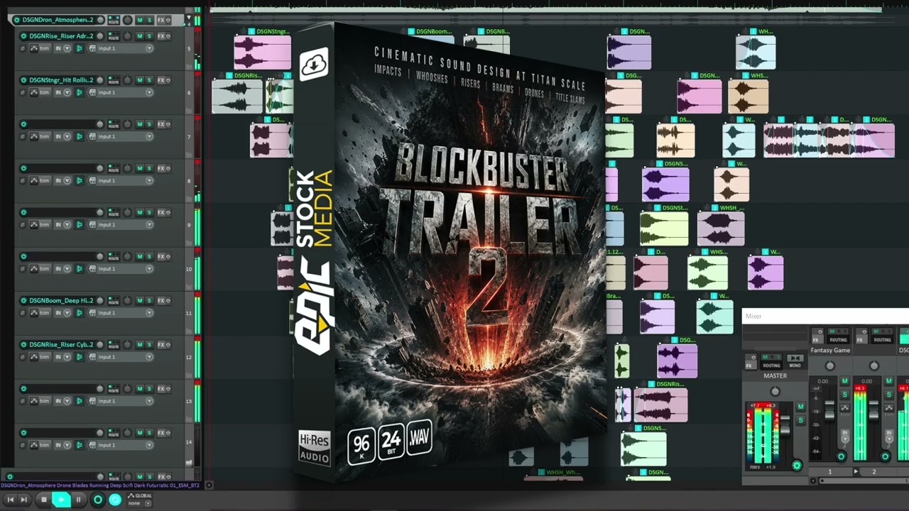 Blockbuster Trailer 2   Epic Cinematic Sound Effects Library