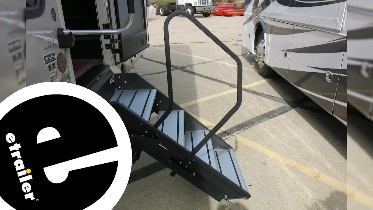 Lippert SolidStep Manual RV Steps Entry Assist Handrail Installation - 2019 Jayco Eagle Fifth Wheel