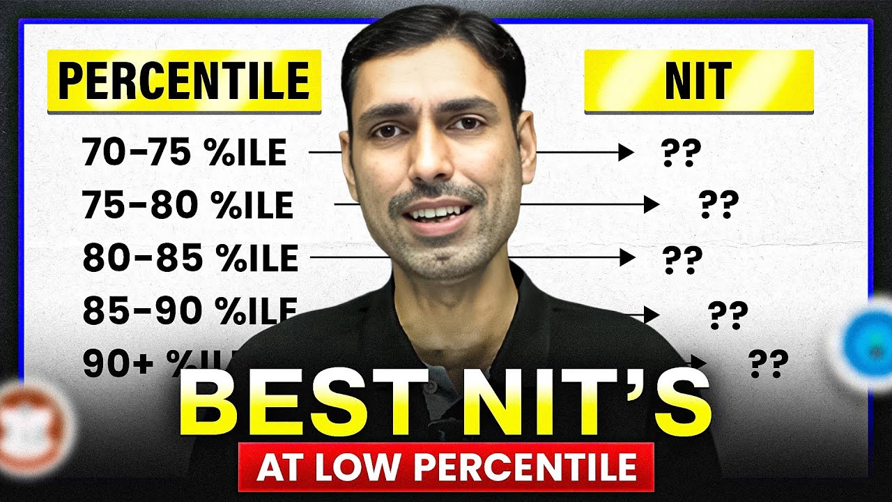 Can You Get NIT With Low Percentile in JEE Main ? | NIT Admission Chances & Branches