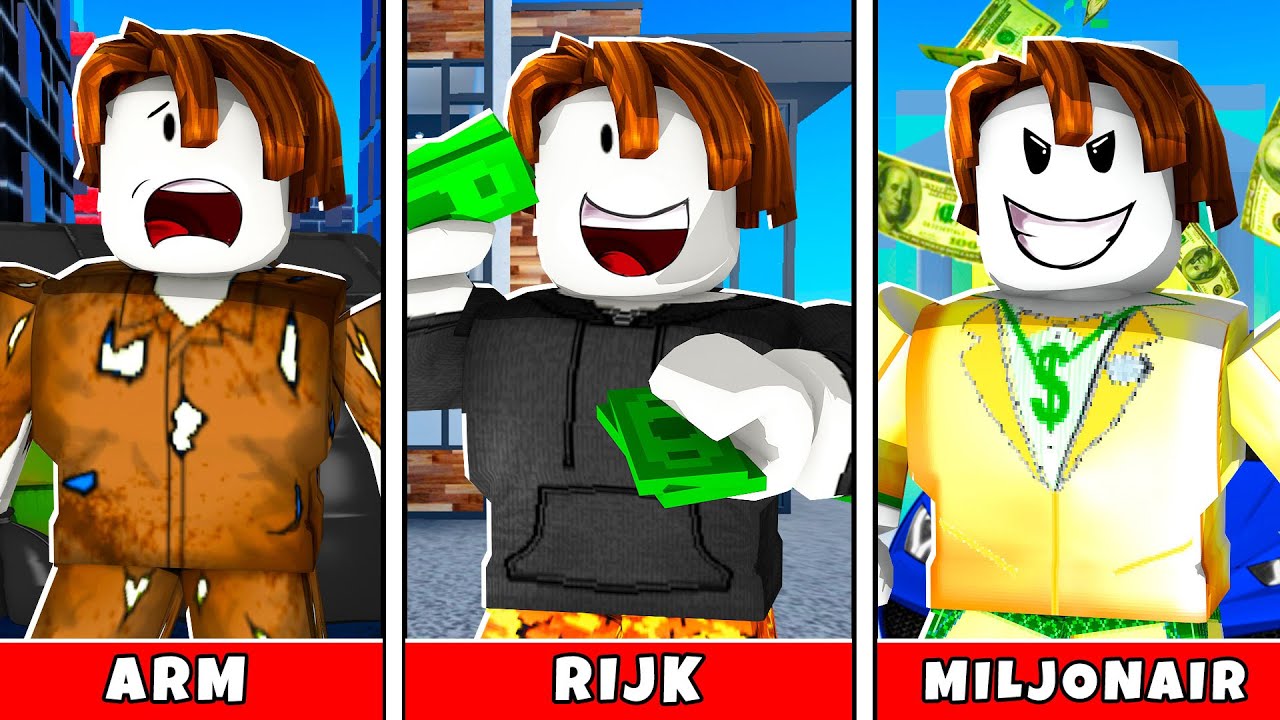 Van Zwerver Naar Miljonair In Roblox!🤑