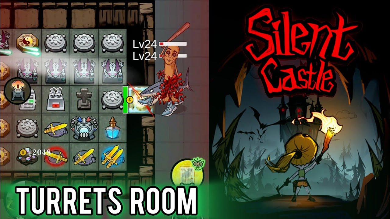 Silent Castle Secret Turrets Room Win | Tung Tung Mode Gameplay