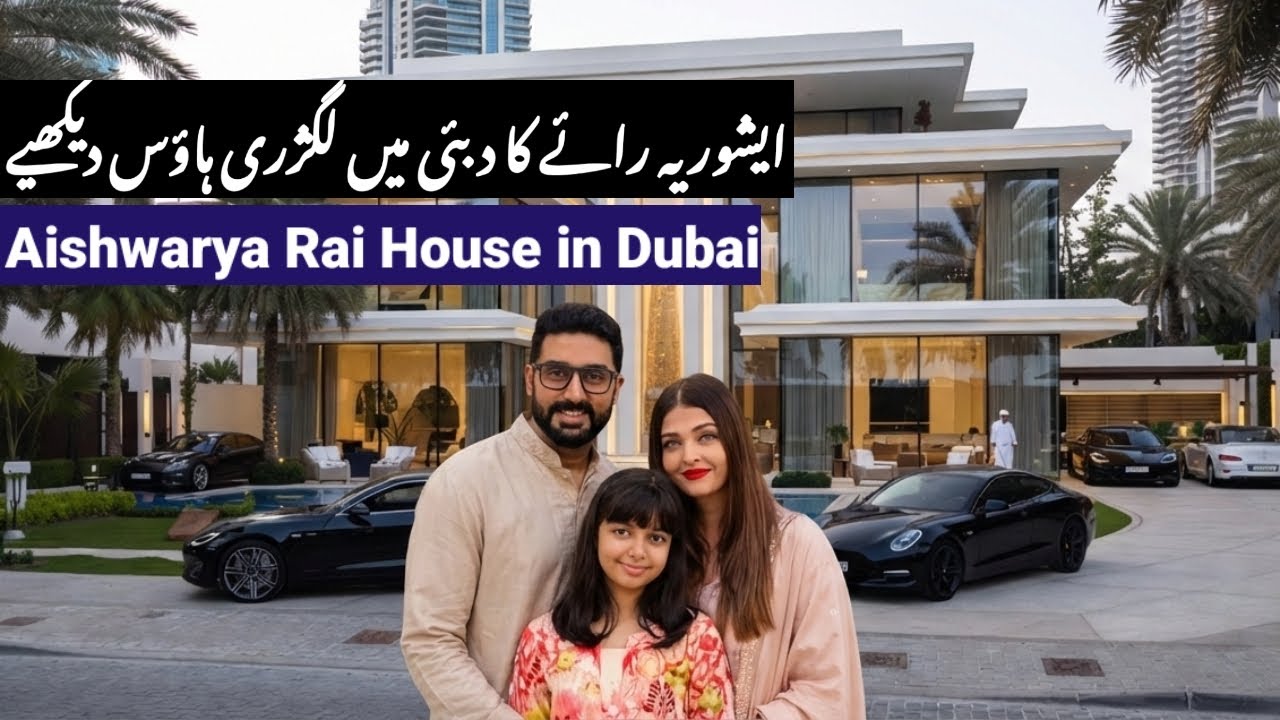 Aishwarya rai bachchan Luxury Villa in Dubai | Wealth of Bachchan Family | halal baaten