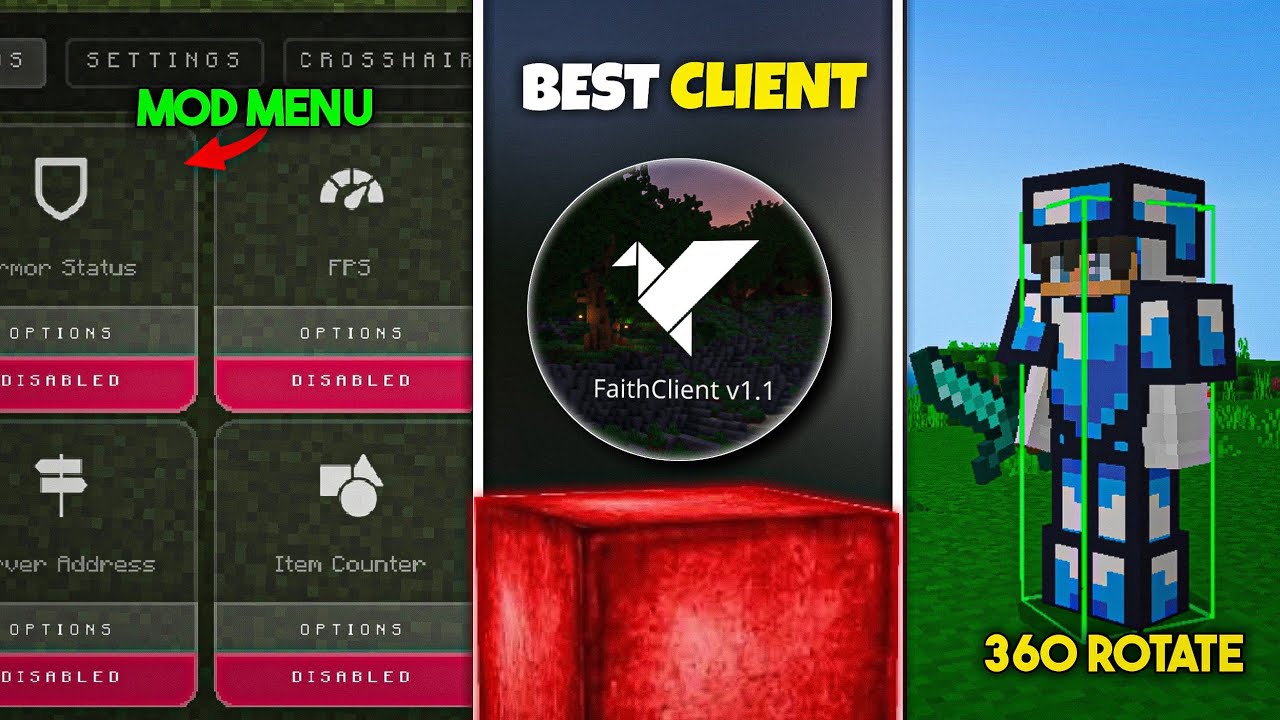 Top 5 Legendary Client For Minecraft Pe 1.20! | Best Client For mcpe! 🔥
