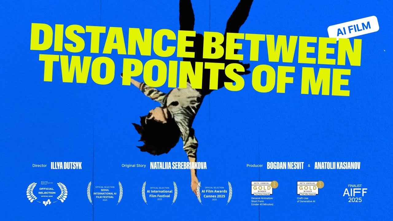 AI Short Film Distance Between Two Points of Me | Runway Honoree |  Illya Dutsyk & HOLYWATER