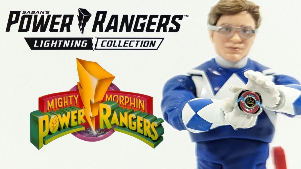 30th Anniversary Power Rangers Lightning Collection Remastered MMPR BLUE RANGER Figure Review