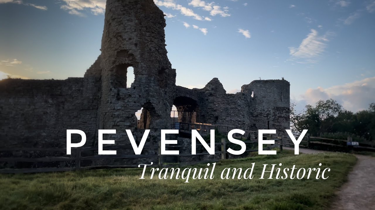 A beautiful relaxing morning walk to historic Pevensey Castle