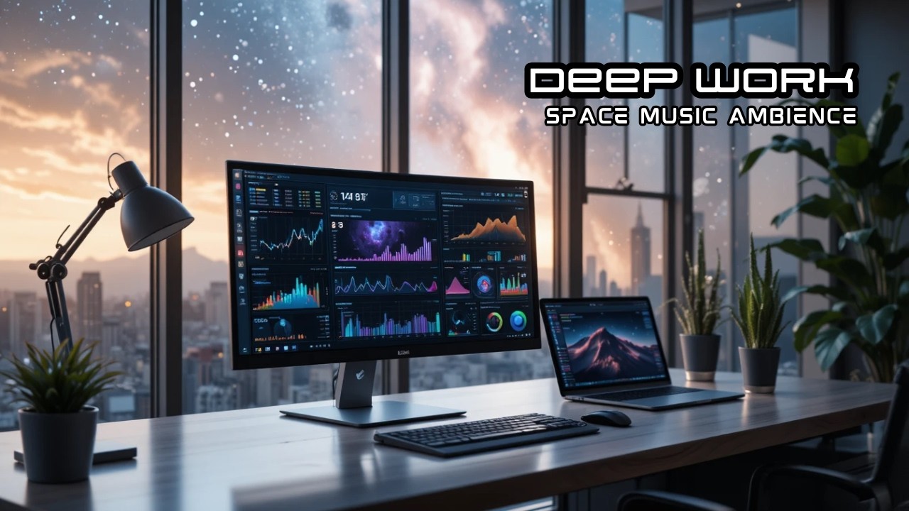 Deep Work Music for Coding ~ Focus Ambient Lab | Deep Space Productivity Sounds