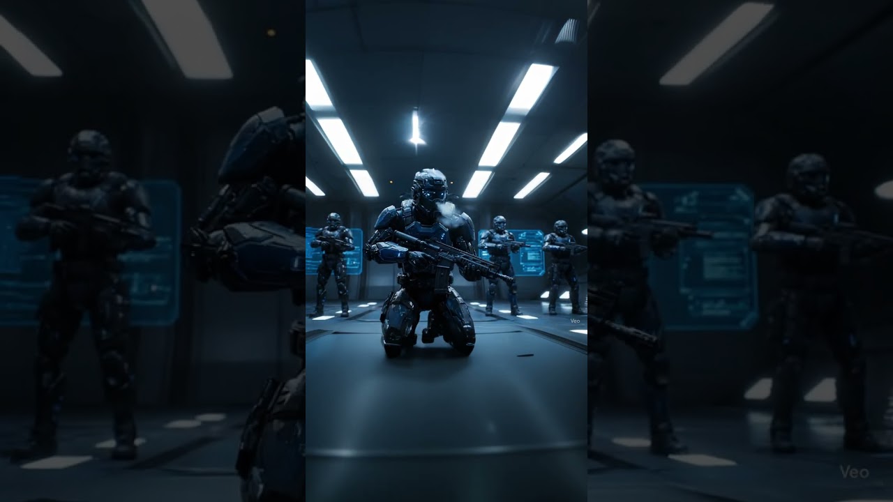 Elite Space Military Squad Prepares for Interstellar War | Hyper-Realistic 3D Cinematic 