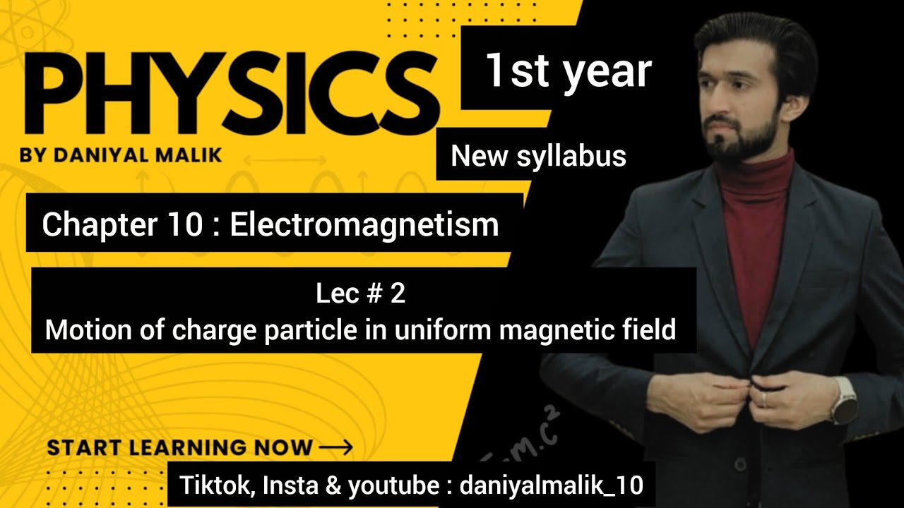 Motion of charge particle in uniform magnetic field | #electromaganetism #physicsbydm #newsyllabus 