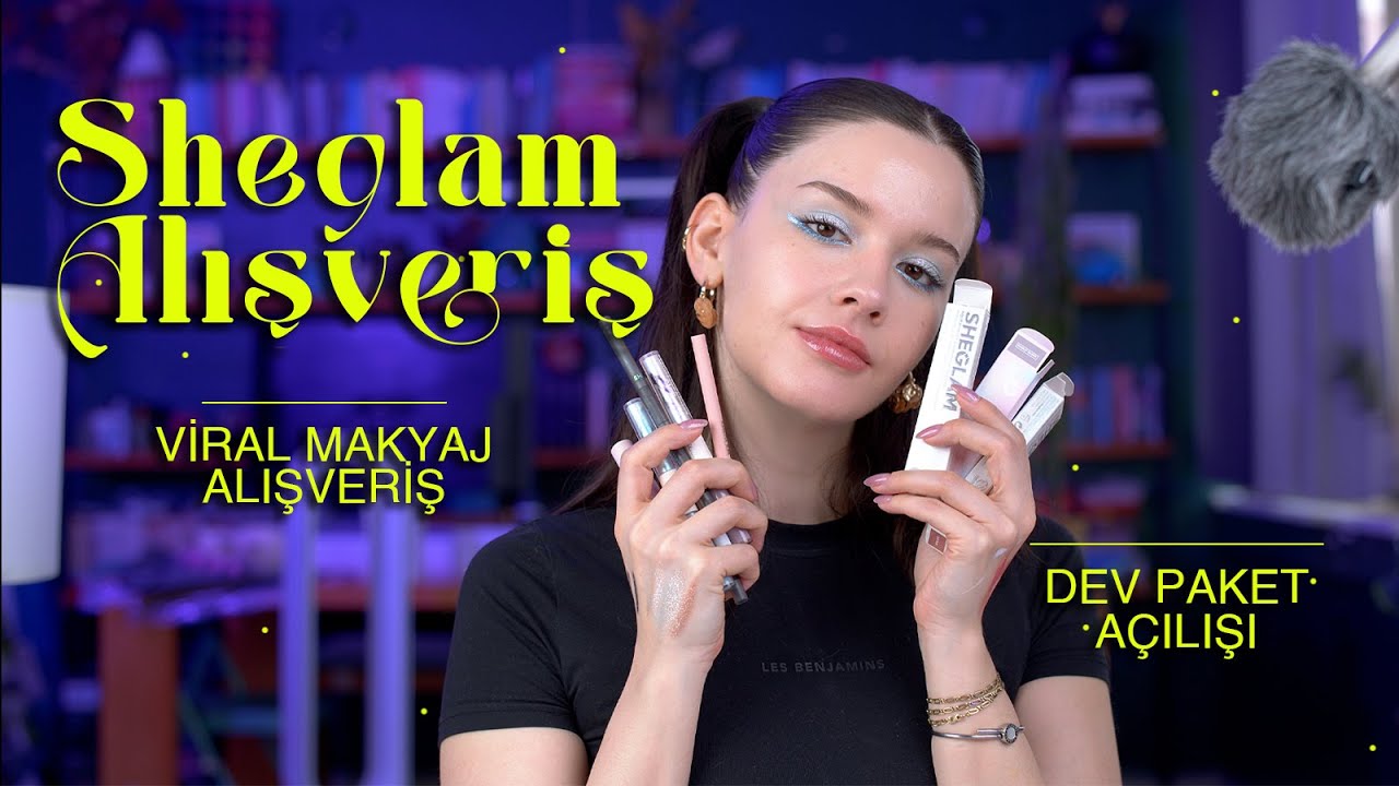 ✨ Viral Ürünleri Denedim!  | SHEGLAM Alışverişim, Dev Paket Açılışı, İlk İzlenim ve Makyaj ✨