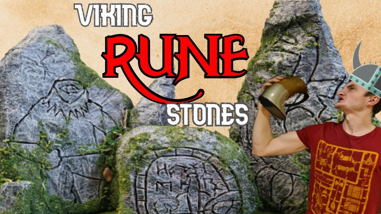 DIY Foam Viking Runestones |  D&D, TTRPGs and Wargaming terrain