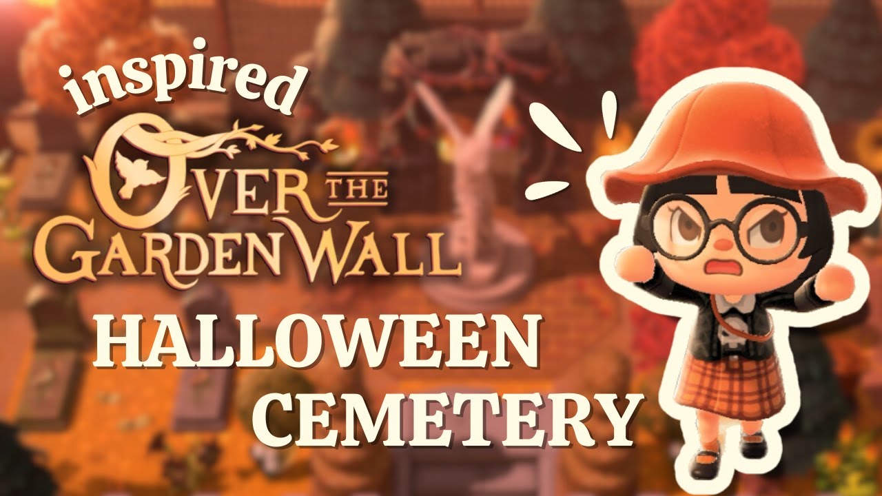 over the garden wall inspired halloween cemetery 🎃| acnh speedbuild