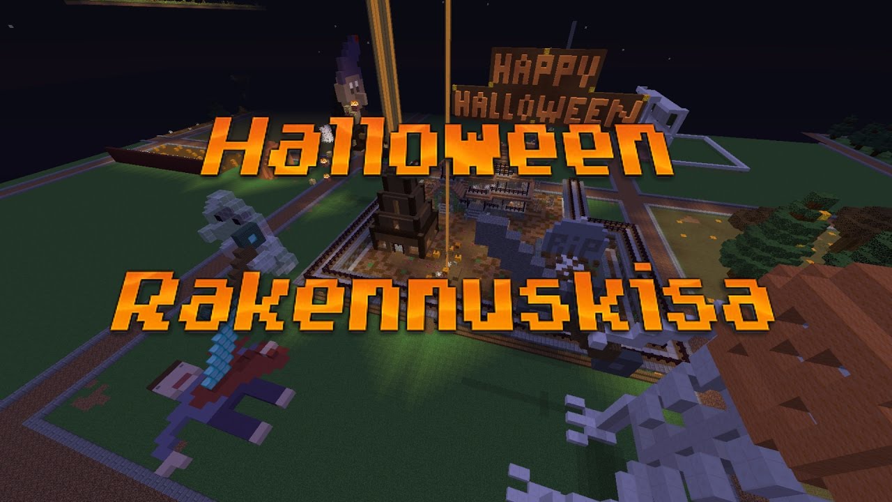 P&auml;rin&auml;-craft - Minecraft Halloween Rakennuskisa