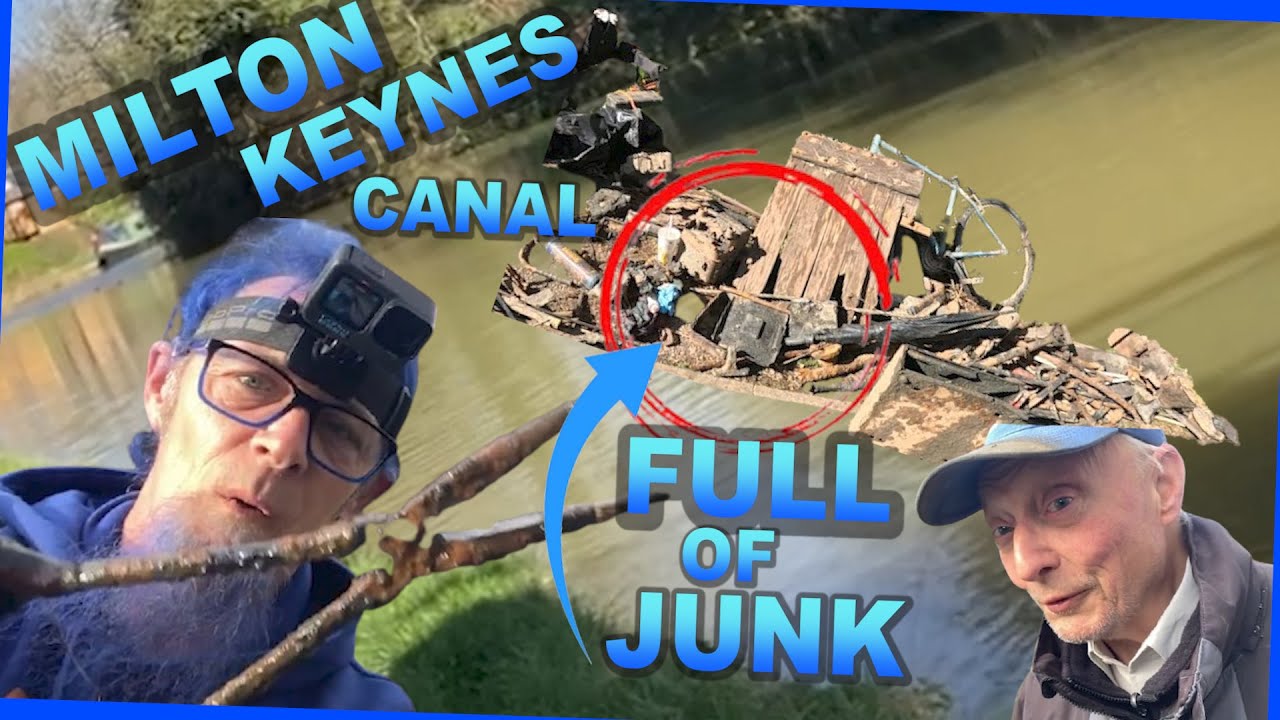 Massive Magnet's in Milton Keynes! THIS CANAL WAS LOADED WITH JUNK cleaning the waterways
