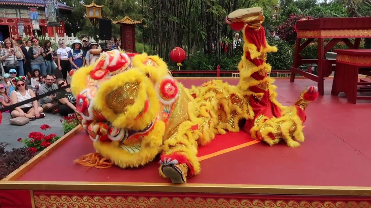 Happy Chinese New Year!!!!!  Chinese Lion Dance from Epcot