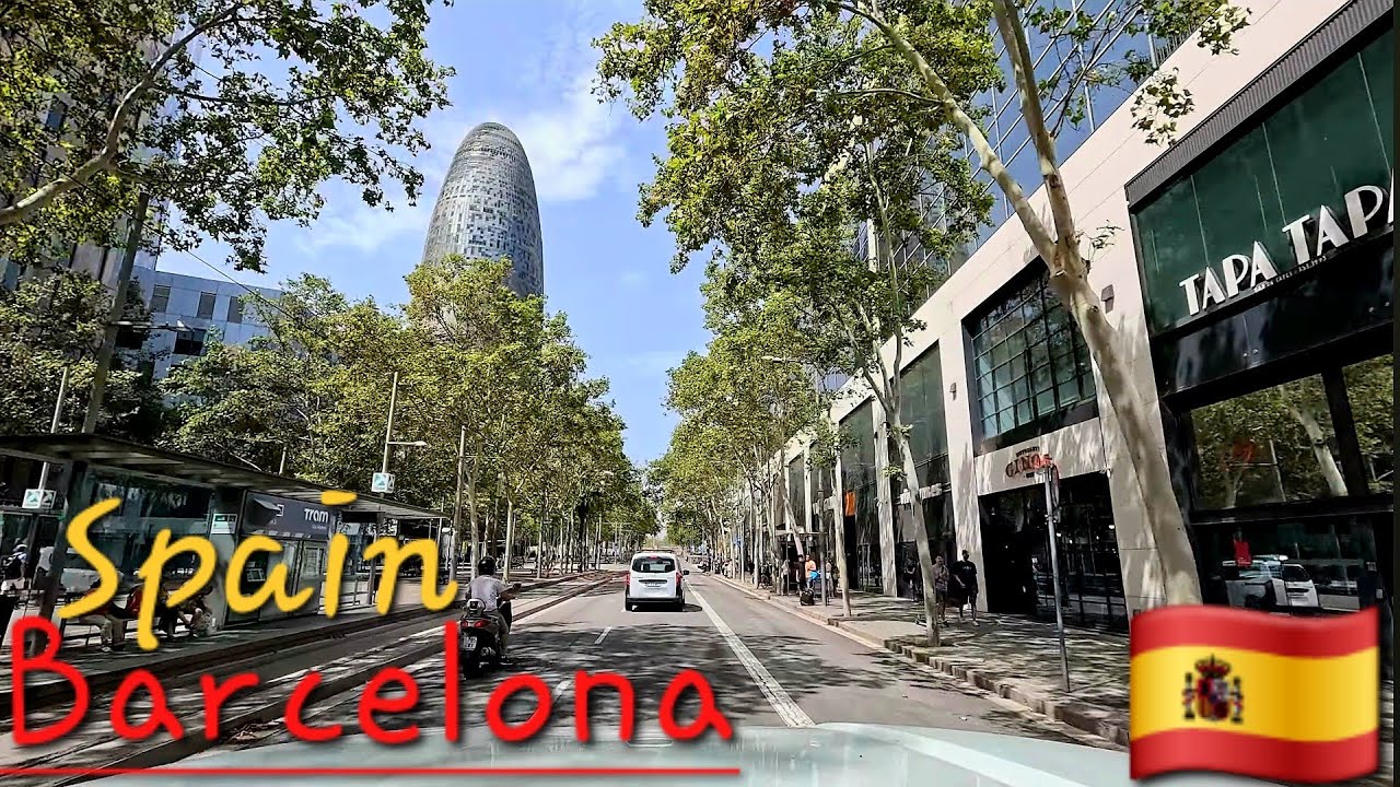 Barcelona Spain 🇪🇸 4K Drive 3