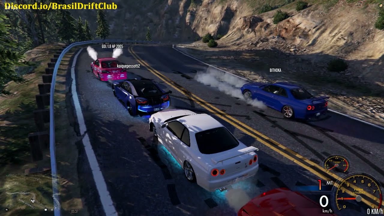 DRIFTING COM OS PARÇAS NO Brasil Drift Club - FIVEM