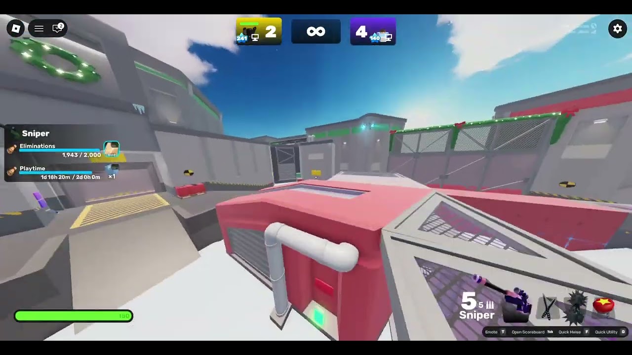 i think it is real good at sniper and i need real 1v1 with sniper