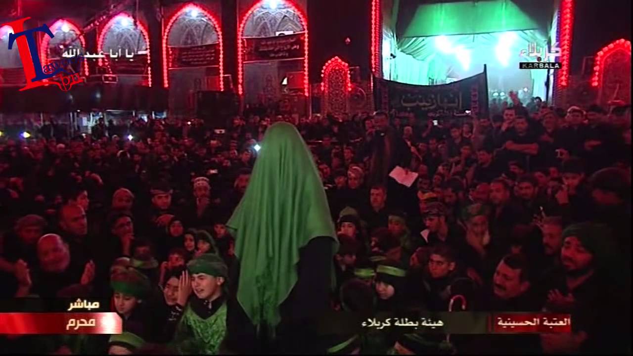 تمثيل السبايا ليلة 11 محرم 1436 في العتبه العباسية والحسينية