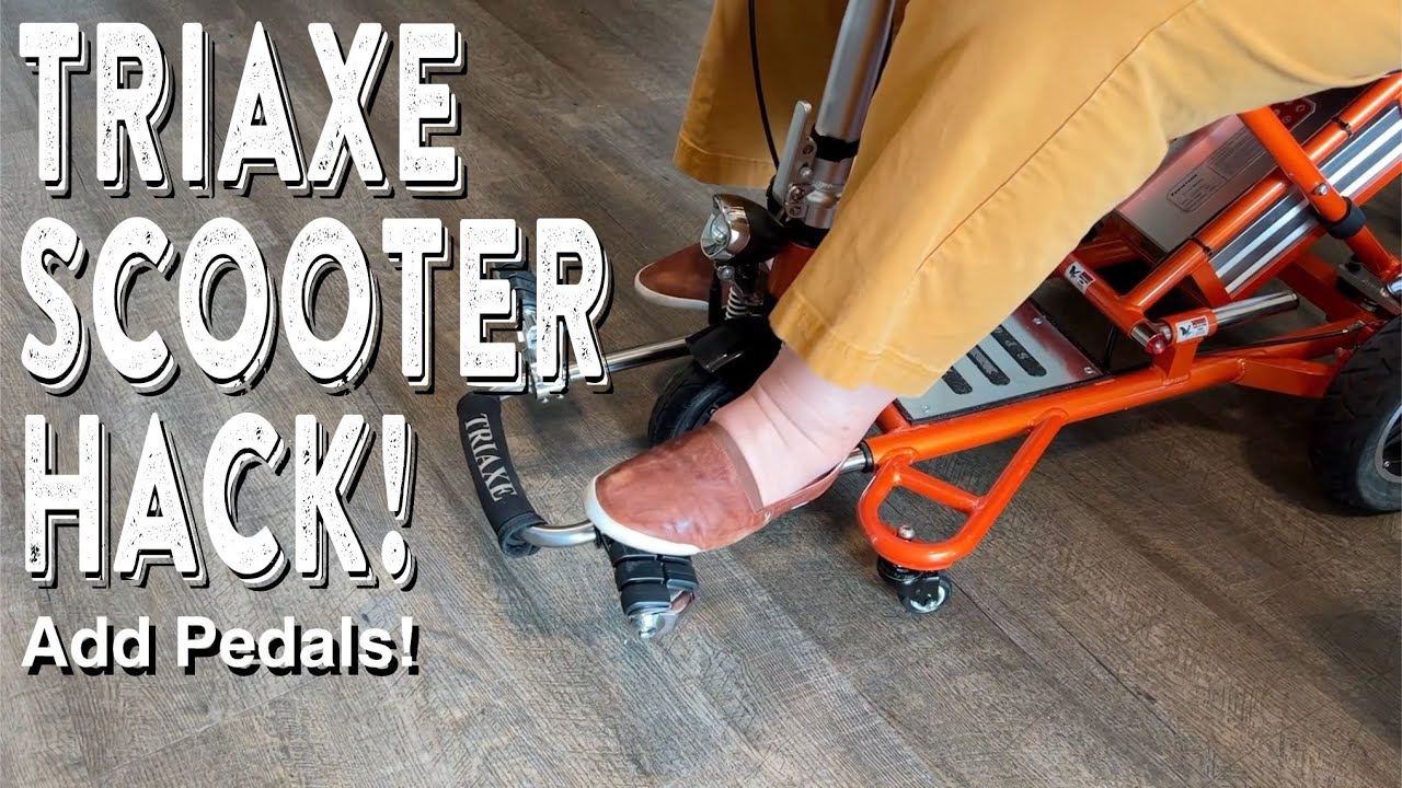 Triaxe Sport HACK! Add Pedals for better use.