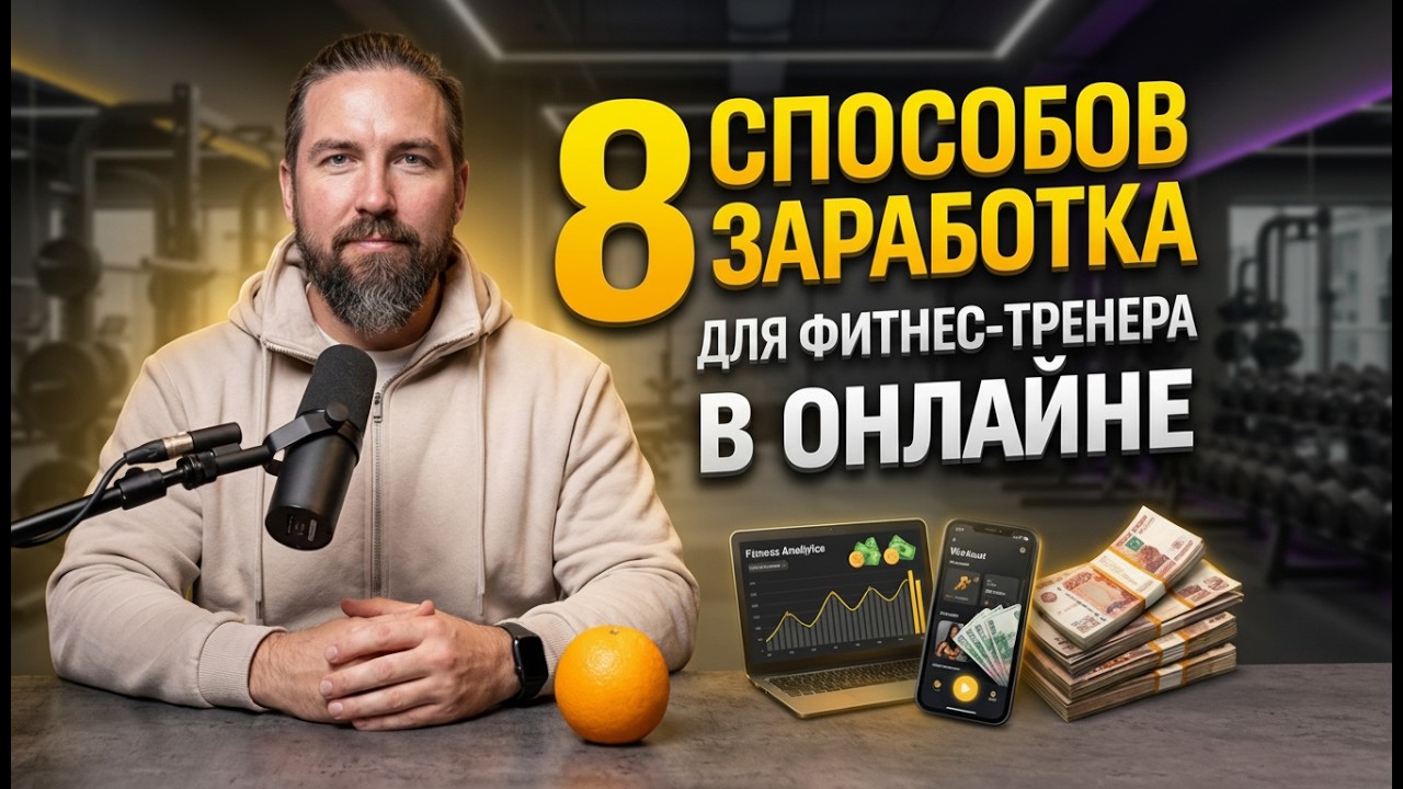 Топ 8 способов ЗАРАБОТКА для ФИТНЕС-ТРЕНЕРА