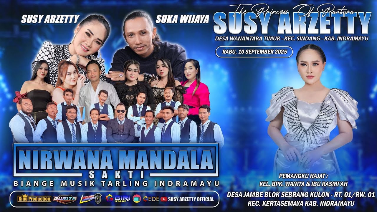 LIVE NIRWANA MANDALA SAKTI SUSY ARZETTY | RABU, 10 SEPTEMBER 2025 | JAMBE - KERTASEMAYA  - INDRAMAYU