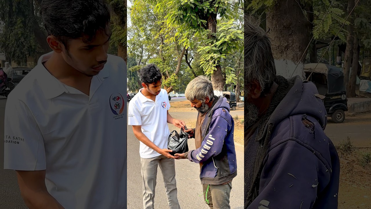 Humanity Begins with Feeding the Hungry 🙏💯❤️ | When Kindness Reaches an Elderly Soul 