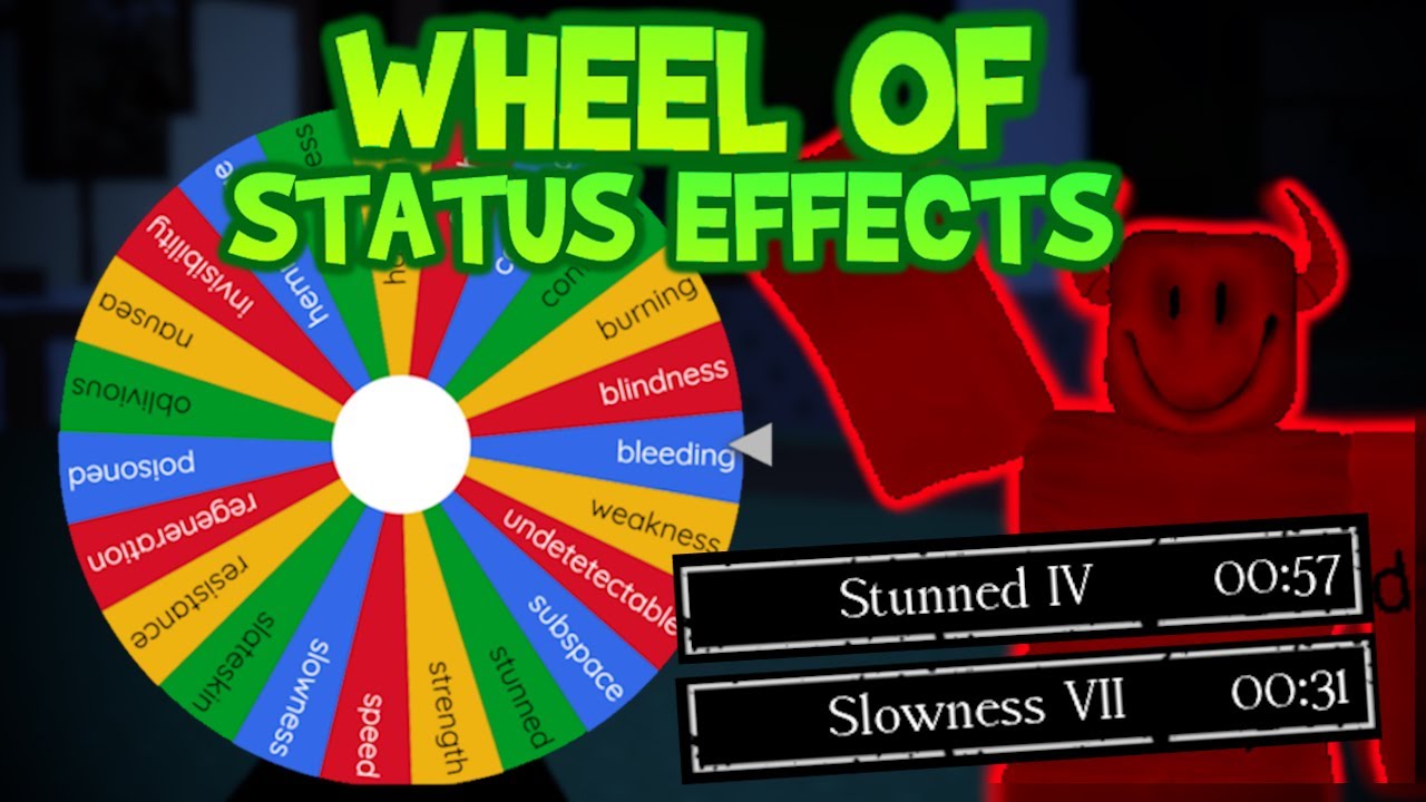 Forsaken but... I USE A WHEEL OF STATUS EFFECTS! (Forsaken Roblox)