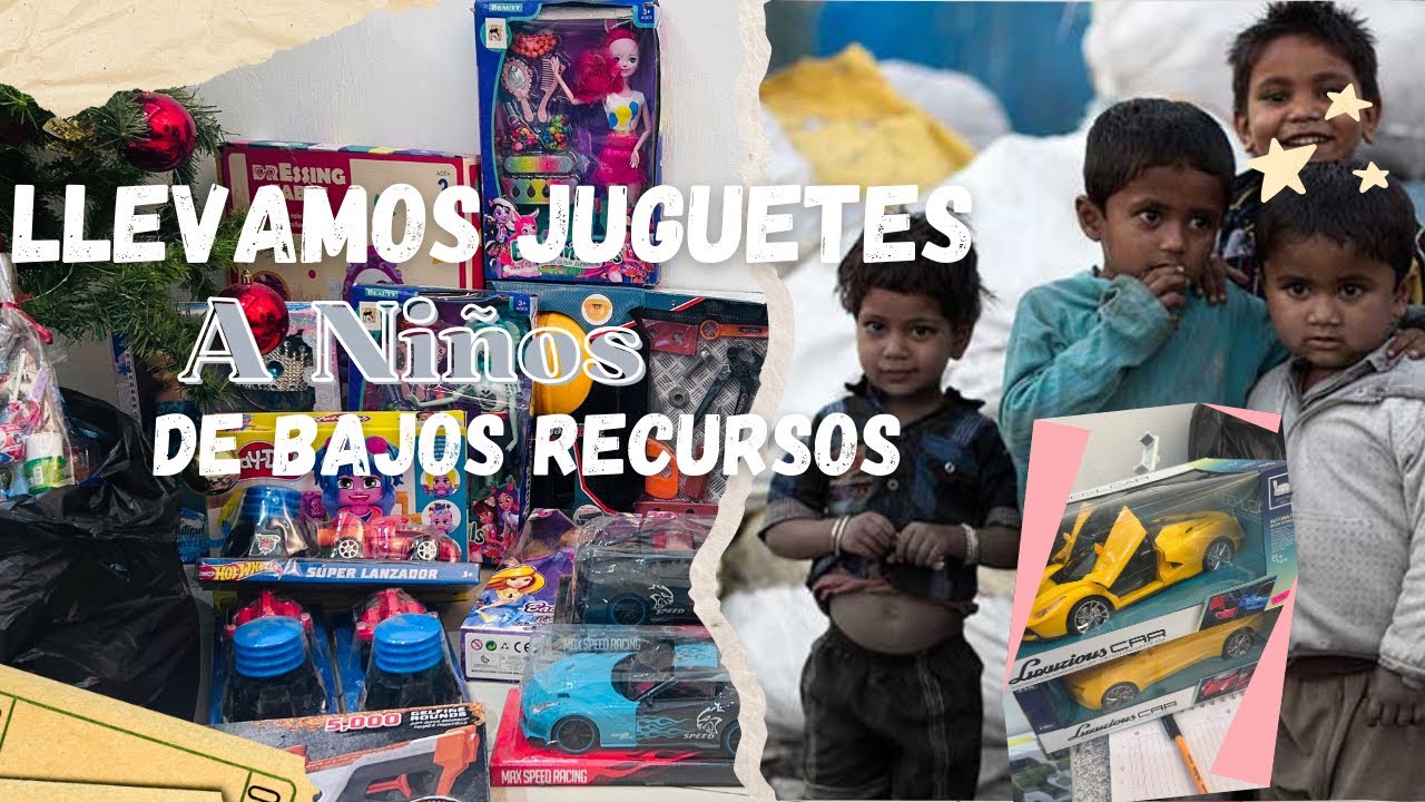 Regalando juguetes a niños de bajos recursos en México/ Día de reyes 🤴🏻🤴🏼🤴🏿 Emotivo 