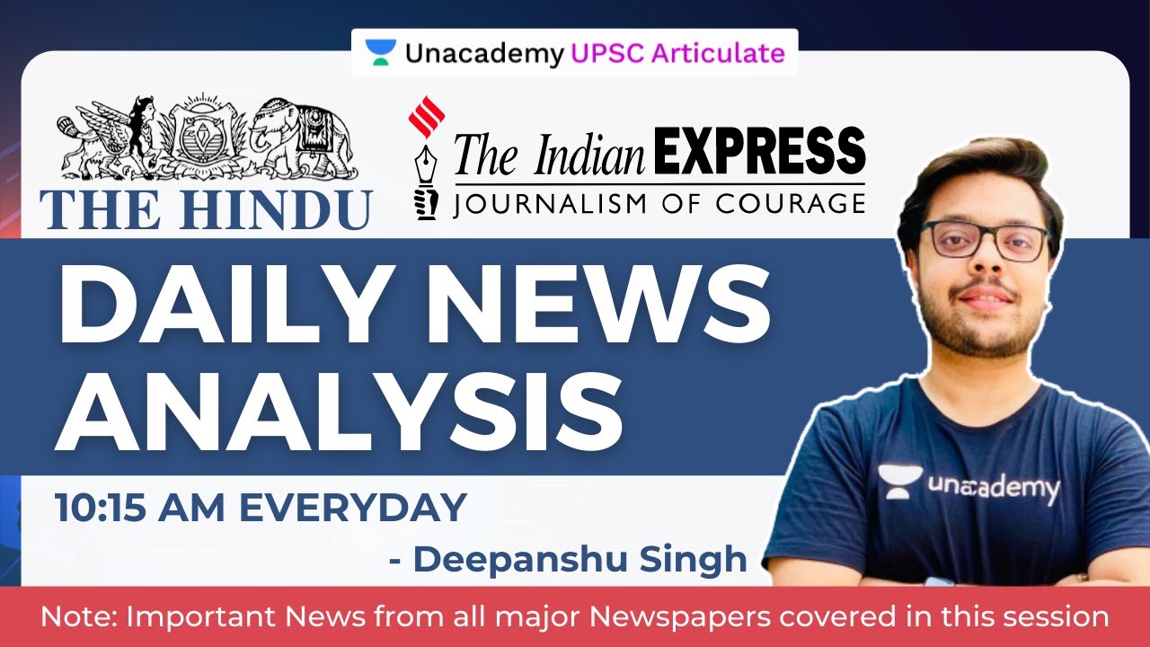 1 September 2021 | The Hindu Daily News Analysis | UPSC CSE/IAS | Current Affairs by Deepanshu Singh