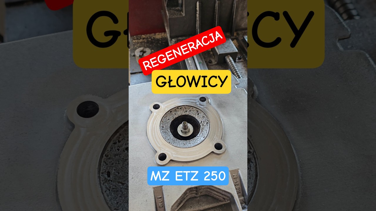 Regeneracja głowicy MZ ETZ 250 #kamtech #frezowanie #cnc #diy #ifa #zschopau #nrd