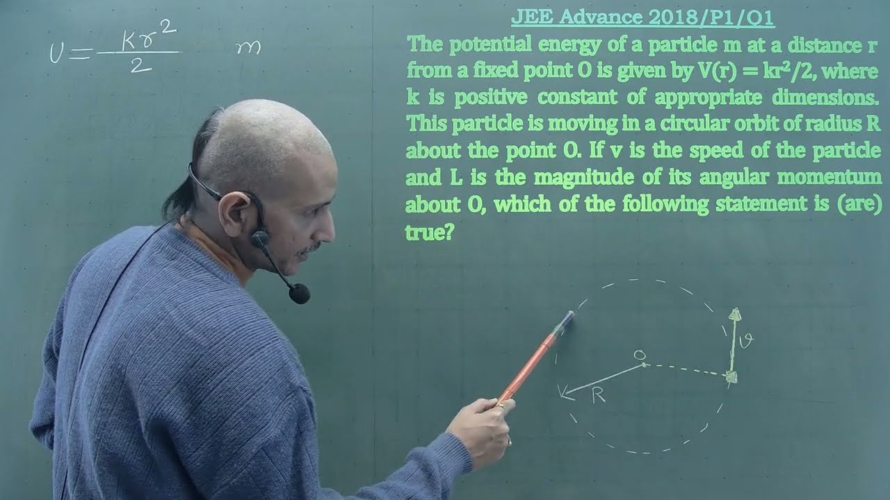 JEE Advance 2018 Solution || Rotation || P1/Q1 ||