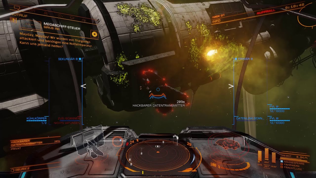 Elite Dangerous Beyond | Megaschiffe Hacken für Scan Daten Tutorial